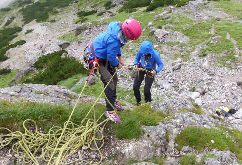 Bild zu 17-0107-01: Update Seil- & Rettungstechnik Alpinklettern
